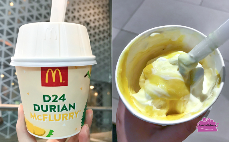 Durian mcflurry Durian McFlurry