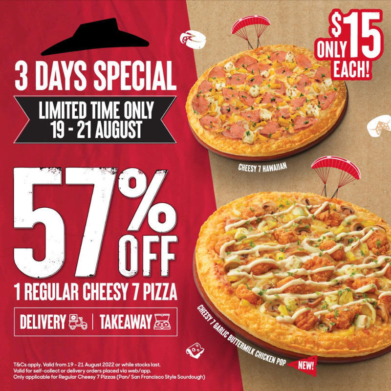 Pizza Hut Cheesy 7 Garlic Buttermilk Chicken Pop (Review) Promotion-1 ...