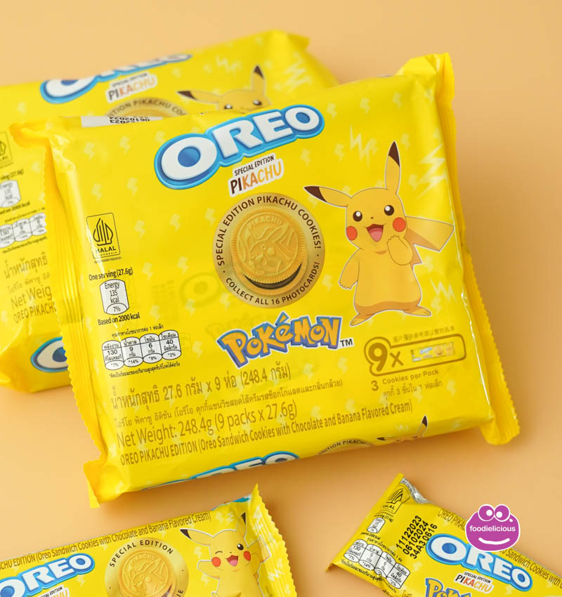 OREO x Pokemon - Chocolate Banana Cookie Flavour