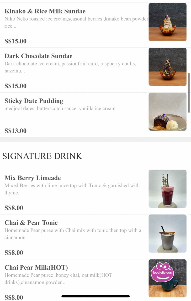 The Apricus Coffee & Food Co. Cafe Menu – oo-foodielicious